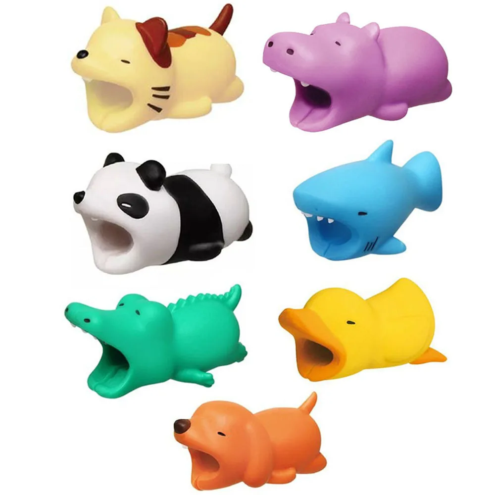 cable bites of animals tread for iphone phone accessories holder animal panda rabbit crocodile Biters | Игрушки и хобби