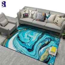 SunnyRain 1 шт. узор морской воды гостиная ковер спальня коврик и ковер для кухни