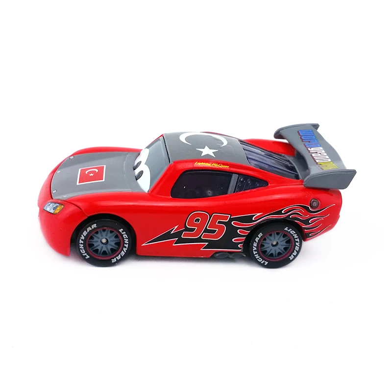 Disney Pixar Cars No.95 Lightning Mcqueen турецкая модель металлическая литая игрушка автомобиль