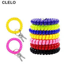 CLELO Key Holder брелок кольцо организатор многофункциональный ключ бумажник инструмент пружины цепи кабель сауна пляжное брелок Браслеты