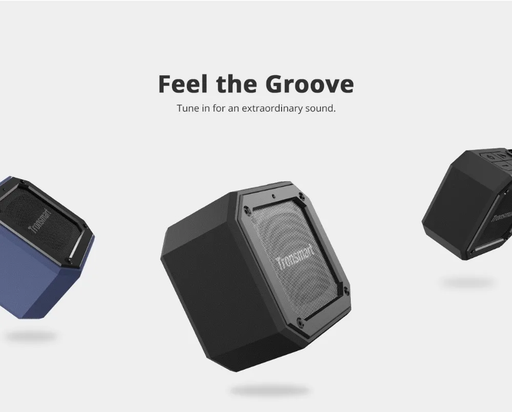 Tronsmart Groove (Force Mini) Bluetooth Speaker IPX7 Waterproof Column Portable Speaker for the computer with 24H Playtime_01