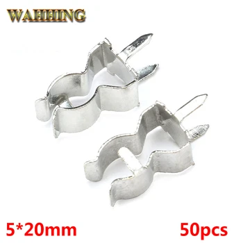 

50pcs 5*20mm Fuse Clips fuse block fuse holder clip DIP PCB Electronic 5x20mm Fuse Tube insurance clips HY047