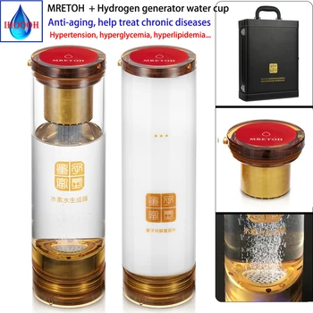 

Wireless transmission MRETOH Rich Hydrogen water bottle Generator For Pure H2 Water Electrolysis anti-oxidation Improve immunity