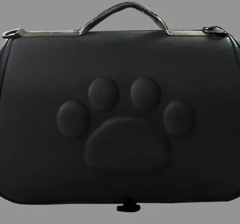 Black EVA Собака Щенок Кот котенок портативный мешок дорожная сумка Открытый мешок Четыре цвета - Color: Black