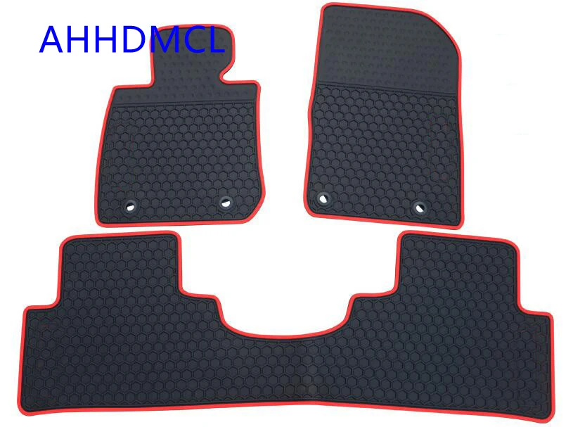 AHHDMCL Car Rubber Floor Mat Non Slip Mats Feet Rugs For Mazda CX 3
