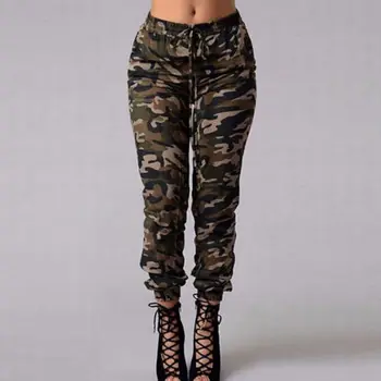 

Womens Camo Cargo Trousers Casual Pants Military Army Combat Camouflage Pants Loose Jogger Trousers Women 2019 Sweatpants