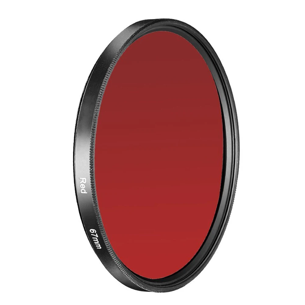 67 mm full red filter, 67 mm filter threaded camera lensin Camera