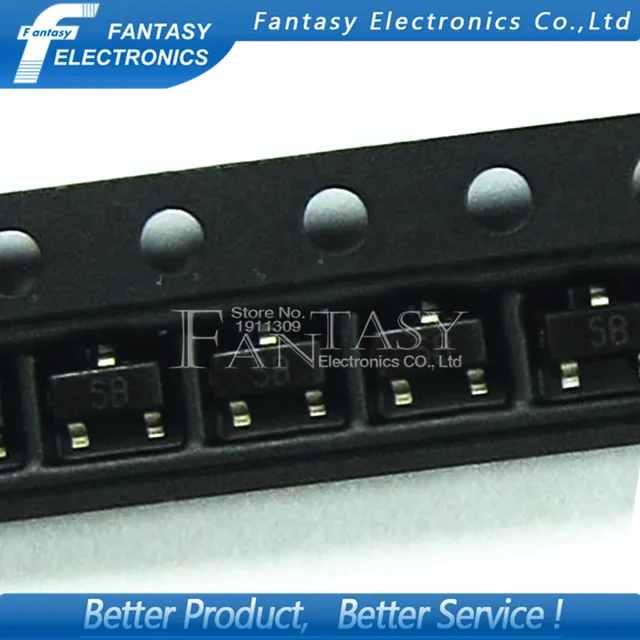 100PCS BC807 25 SOT23 807 25 SOT SMD 5B new transistor-in Transistors ...