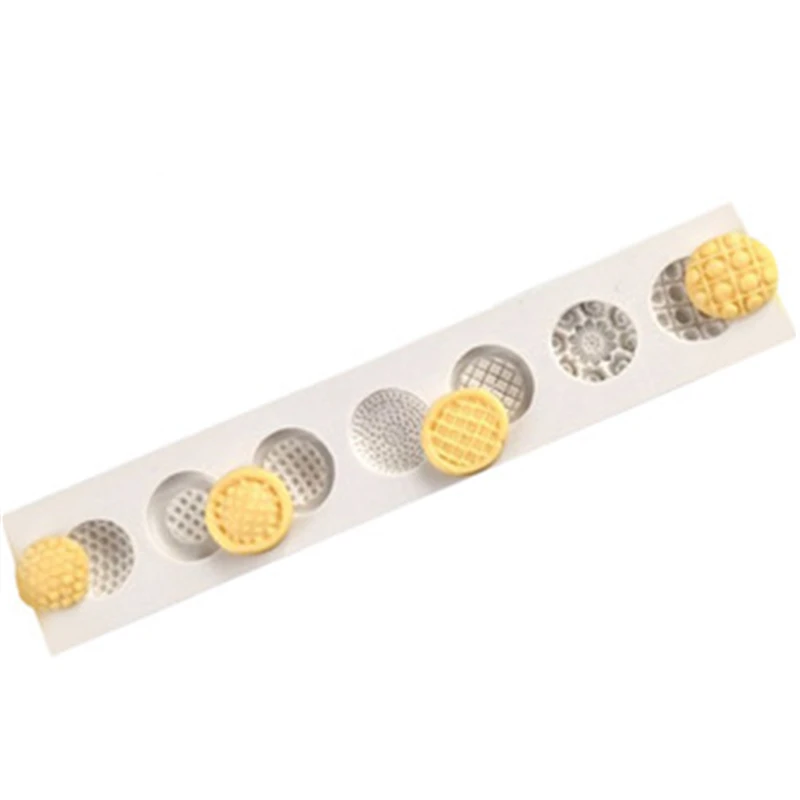 

DIY Button Shape Silicone Cake Mold Cupcake Baking Mould Candy Cookie Chocolate Sugar Craft Fondant Cake Decorating Tool H914