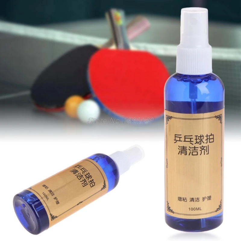 

100ml Cleaning Agent Cleaner For Table Tennis Pingpong Rubber Racket Bats AUG29 Wholesale&DropShip