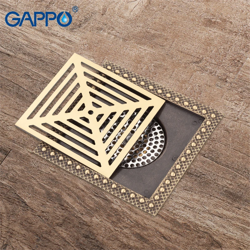 

GAPPO Drains Anti-odor stainless steel Bathroom shower Floor Drains drainer stoppers Bathtub Drainers Strainers