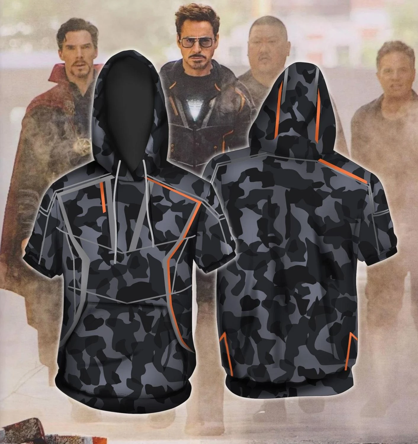 avengers advanced tech men's hoodie