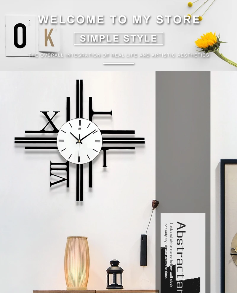 watch wall clock diy clock wood clock wall modern clock (1)