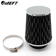 DEFT Universal 3 Car Air Filter Clean Intake High Flow Round Cone Car Air Intake Filter Induction Kit High Power Sports Mesh universal car air filter 76mm 3in cone shaped high flow cold air intake mesh filter black mushroom head motorbike cleaner new