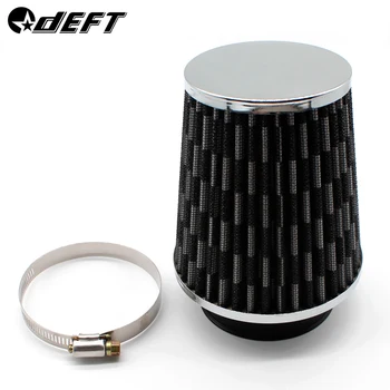 

DEFT Universal 3" Car Air Filter Clean Intake High Flow Round Cone Car Air Intake Filter Induction Kit High Power Sports Mesh