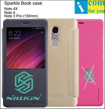 Nillkin Искра Книга Кожа Флип Чехол Для Xiaomi Редми Примечание 4X Примечание 4 Примечание Примечание 3 Pro Смарт Сна