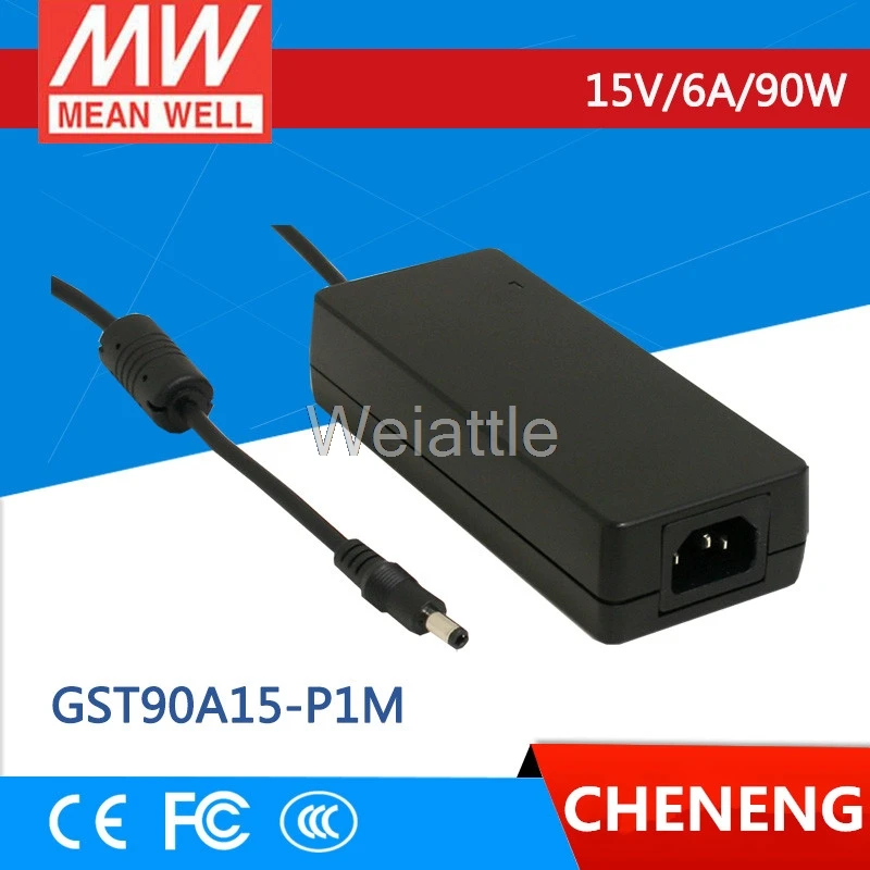 Бренд MEAN WELL представляет оригинальный GST90A15-P1M 15V 6A meanwell GST90A 15 dc-двигатель