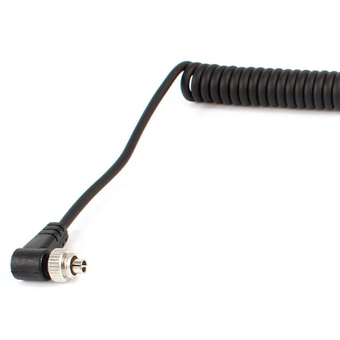 3.5mm to Male PC Flash Sync Cable Screw Lock for Trigger Studio Light #8 3.5mm to Male PC Flash Sync Cable Screw Lock for Trigger Studio Light #8