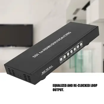 

HDV-SA02 SDI to ALL Scaler Converter CVBS VGA DVI HDMI Adapter support SD-SDI, HD-SDI and 3G-SDI