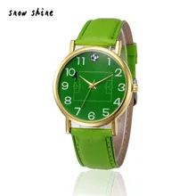 snowshine #10xin Retro Design Leather Band Analog Alloy Quartz Wrist Watch free shipping