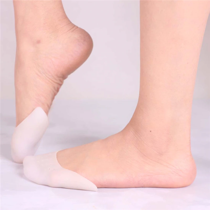 

2pcs/1Pair Silicone Gel Toe Soft Ballet Pointe Dance Shoes Pads Foot Care Protector High Heels Toe Pads Gel Orthopedic Massager