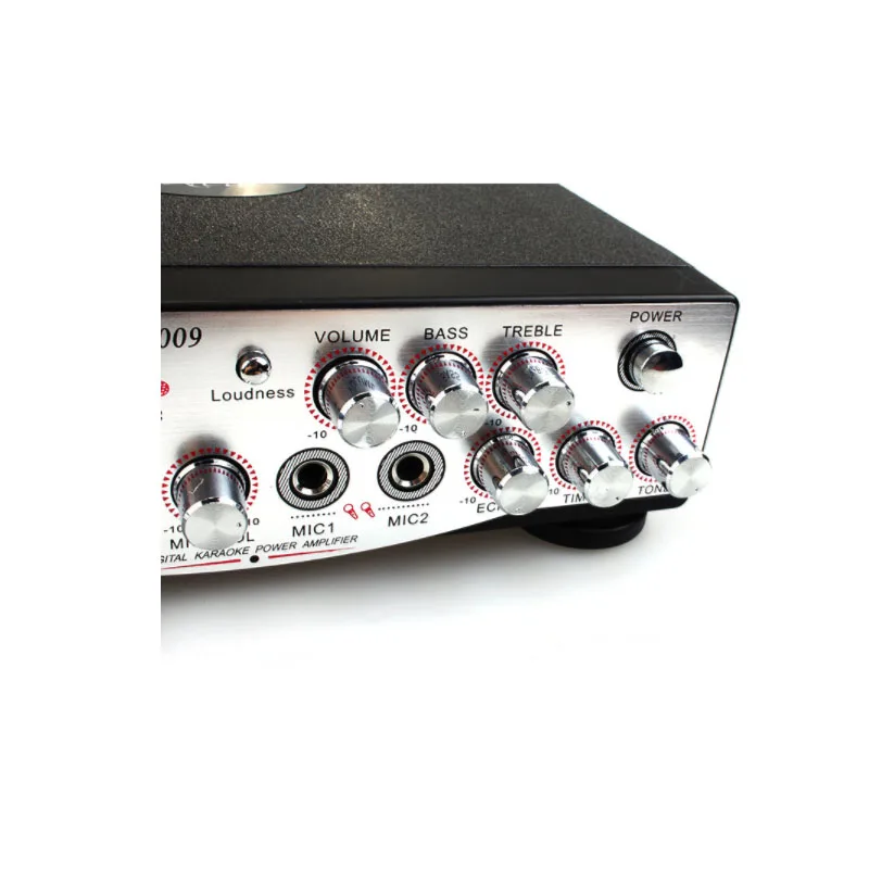 Kaolanhon MA009 цифровой усилитель USB/SD/FM AC220V/DC12 микрофон Вход ревербератор усилитель мини усилитель домашний усилитель