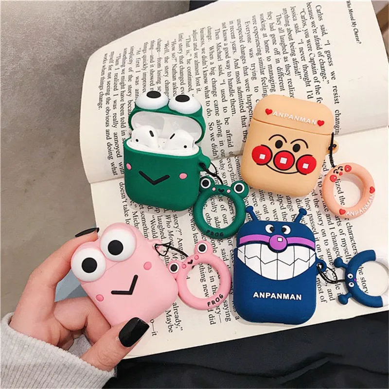 

For AirPods Case Cartoon Bluetooth Wireless Earphone Cover For AirPods Protective Cases Soft Silicone for Airpods charging Bag