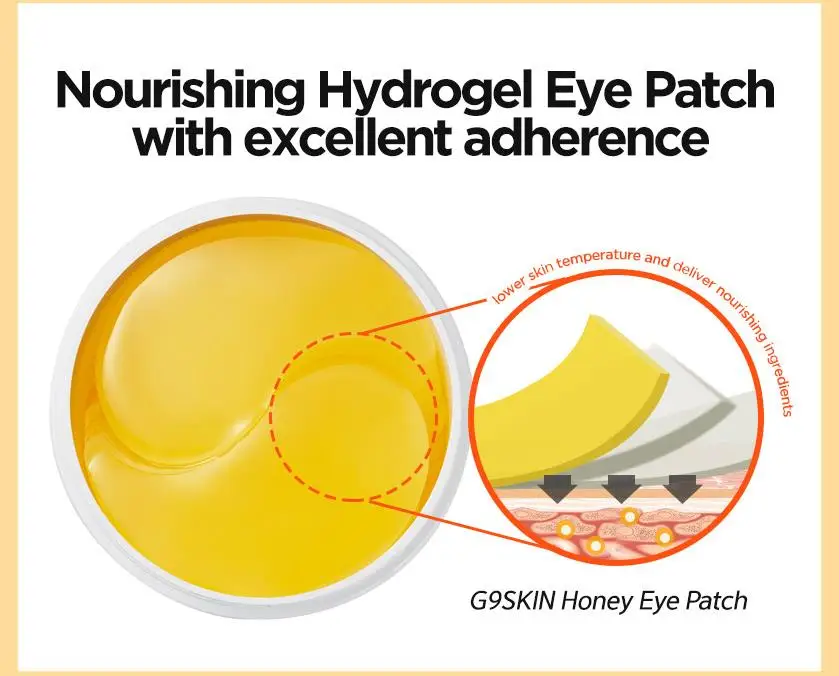 G9SKIN honey Eye Patch 60 шт. гидрогелевая маска для глаз для удаления темных кругов отеков мешок для глаз увлажняющая маска для ухода за кожей лица корейская косметика