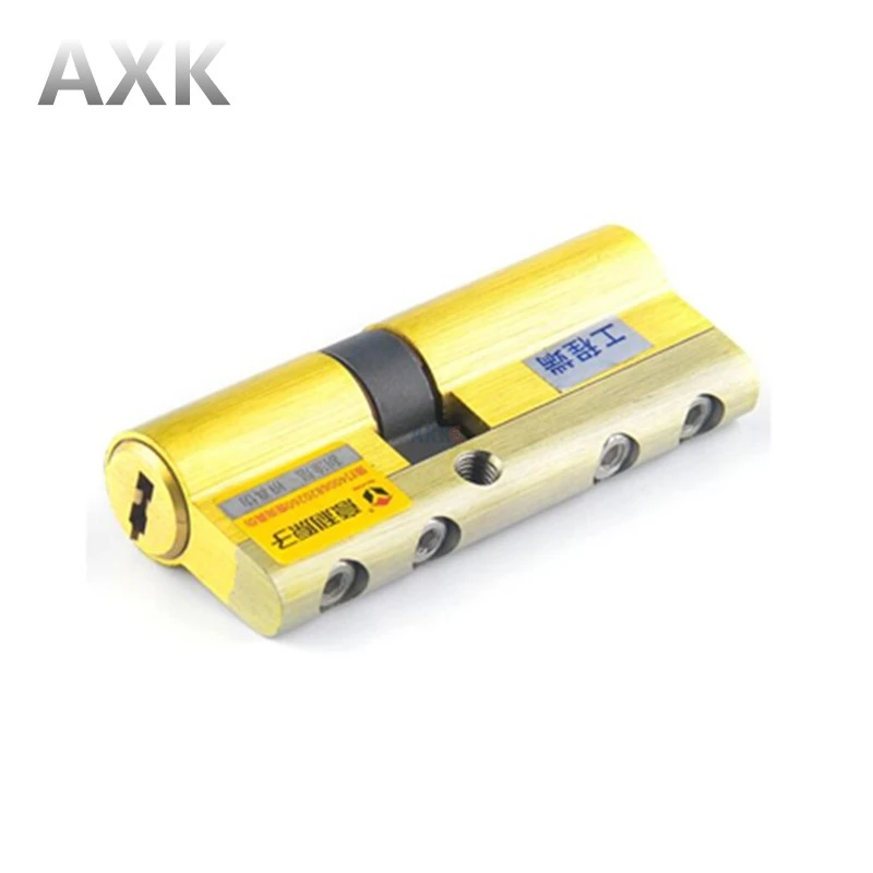

70 eccentricity=32.5+37.5 lock core copper blade double side security door lock for room accessorries home hardware