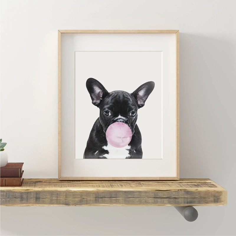 frenchie wall art