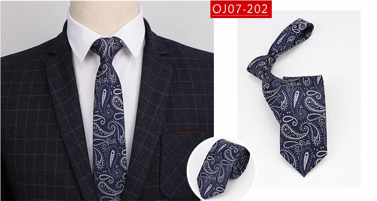 YISHLINE завод 7 см галстуки синие Пейсли пледы галстуки с рисунками из мультфильмов для мужчин Свадебная вечеринка рубашка Жених Длинный