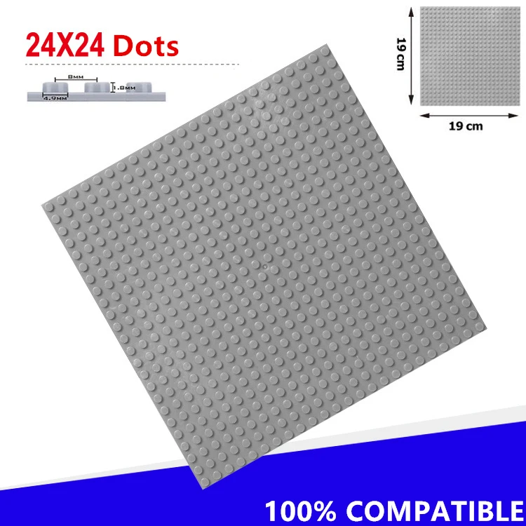 19*19 см 24 * 24Dot ABS Пластик DIY опорная плита Для трансформеров маленькие фигурки из