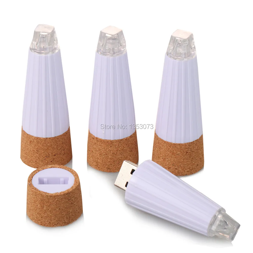 Magic Cork Shaped Rechargeable Wine Bottle USB Night light cork stopper cap lamp creative romantic cork lights festive atmosphere lights 1-3