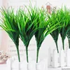 Artificial Plants Green grass Plastic plant Artificial Grass desktop decor grass for Garden Outdoor Decoration Fake Plants ► Photo 1/6