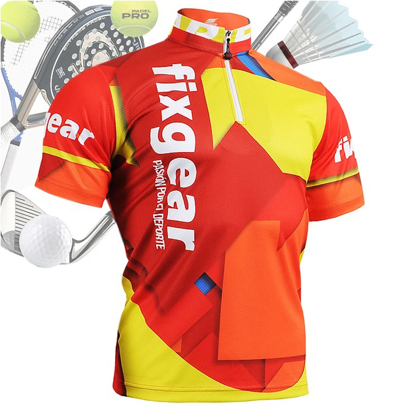 

Brand Golf Sport Mens short sleeve jersey 1/4 zip-up shirt Quick Dry Breathable Sweat Training Polo Shirts BM51R2
