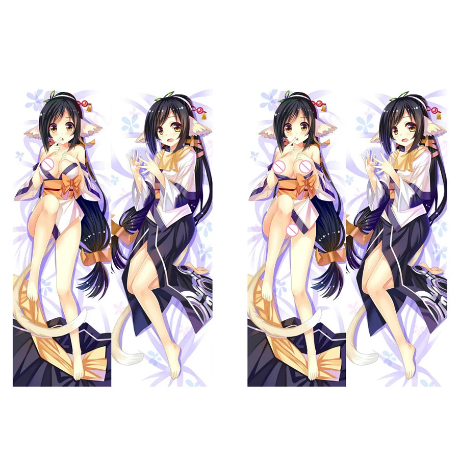 

Hot Japanese Anime Hugging Pillow Cover Case Pillowcases Decorative Pillows Double-Sided 2Way 2WT Utawarerumono