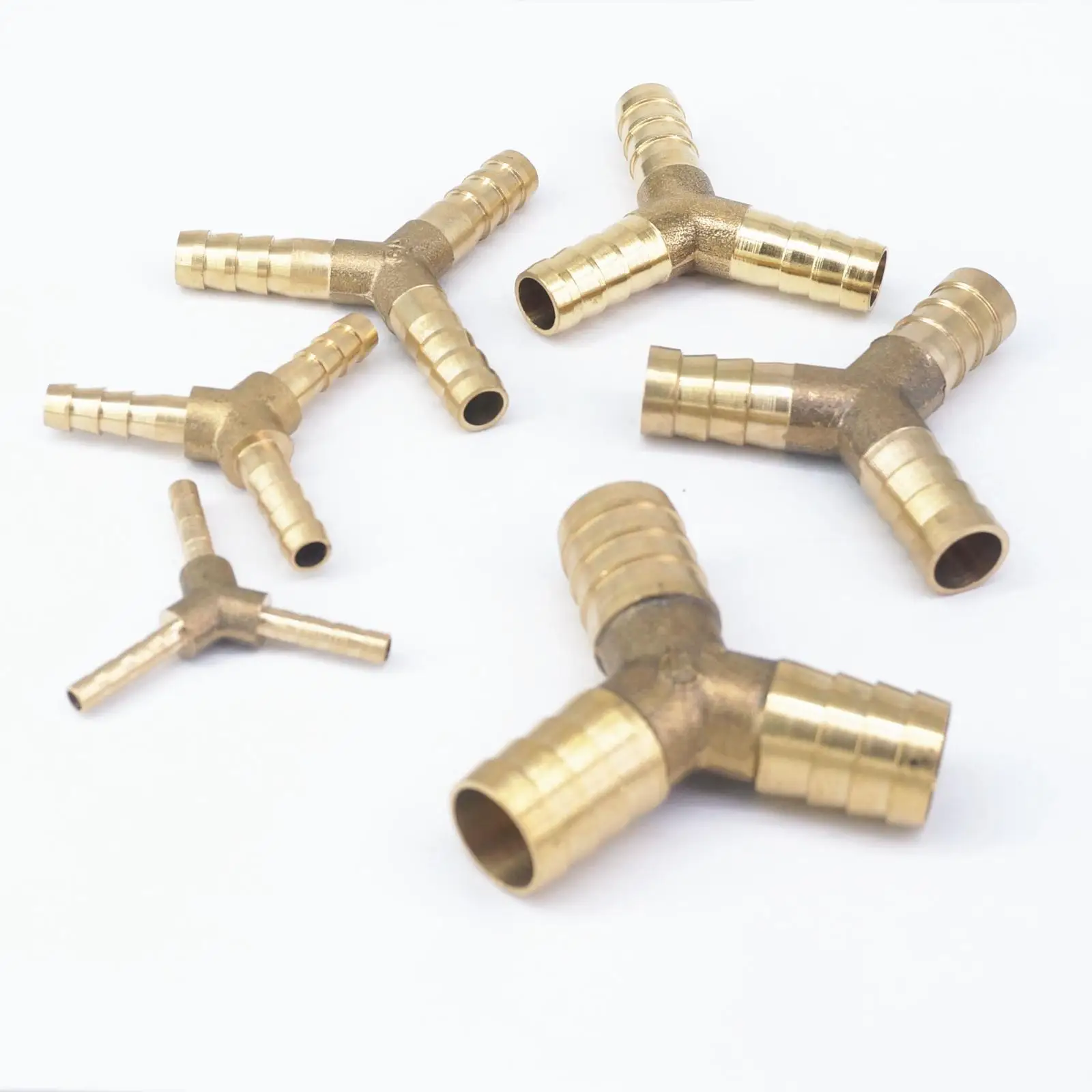 Y Hose Barb I/D 4 мм 6 7 8 10 12 14 16 3 способа латунные соединители для муфты|Фитинги труб| |