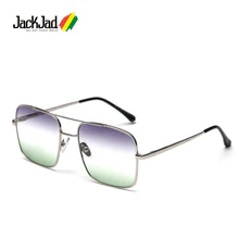 JackJad, модные, современные, квадратные, стиль пилота, Винтажные Солнцезащитные очки, три цвета, линзы, фирменный дизайн, солнцезащитные очки Oculos De Sol S31371
