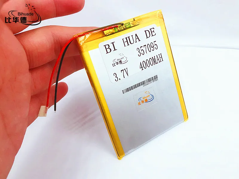 357095 3,7 V 4000 mah (зарядное устройство для литий-полимерный литий-ионный аккумулятор) литий-ионный аккумулятор для планшетного компьютера 7