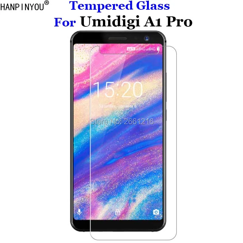 

For Umidigi A1Pro Tempered Glass 9H 2.5D Premium Screen Protector Film For Umidigi A1 Pro 5.5"