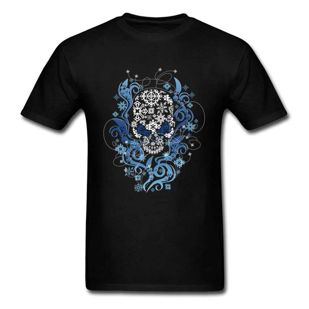 Cold Custom Short Sleeve Tops Shirt NEW YEAR DAY O Neck All Cotton Mens Top T-shirts Custom T-shirts Newest Wholesale Cold black