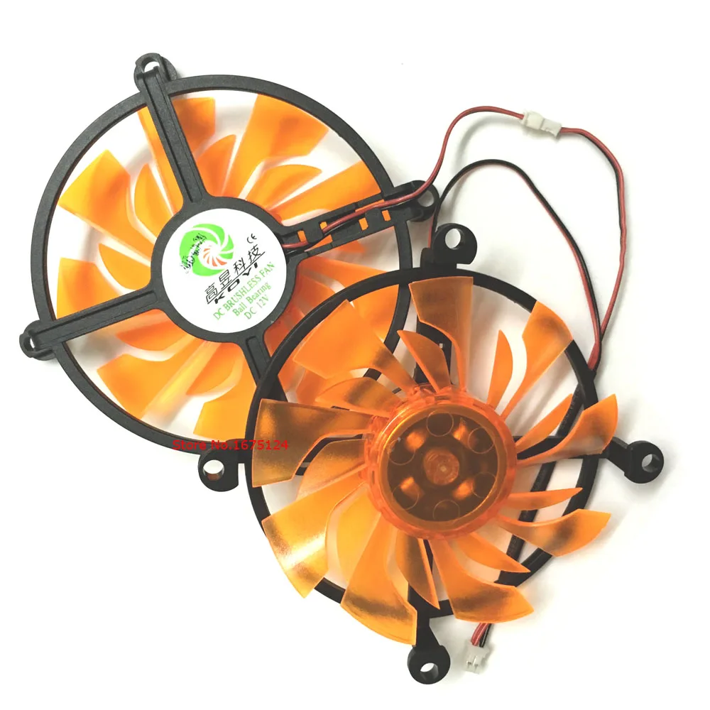2 шт./лот компьютер PC Графика карта вентилятор VGA кулер для ZOTAC GTX750Ti TSI PA HA maxsun GT750