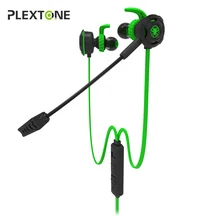G30 Wired Gaming Earphone with Adjustable Mic for Cellphone PS4 PC Computer Gamer Headset with Portable Earphone Bag By Plextone