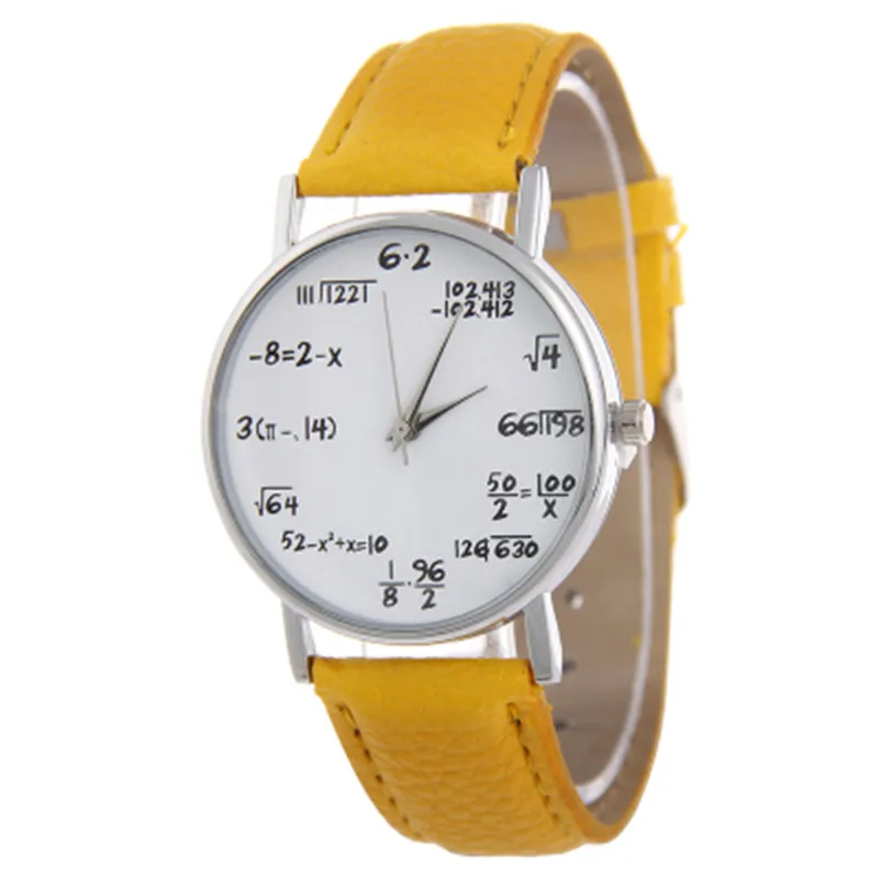 Mathematical formula equation watch female, European and