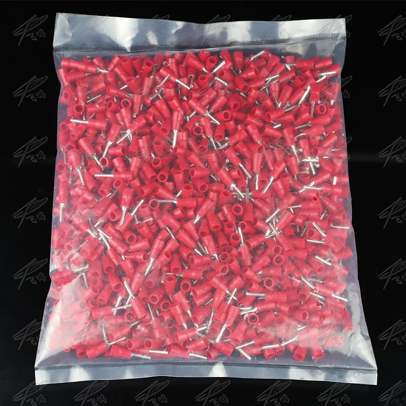 1000pcs16 14AWG изолированные контакты Электрические соединения обжимной разъем Авто