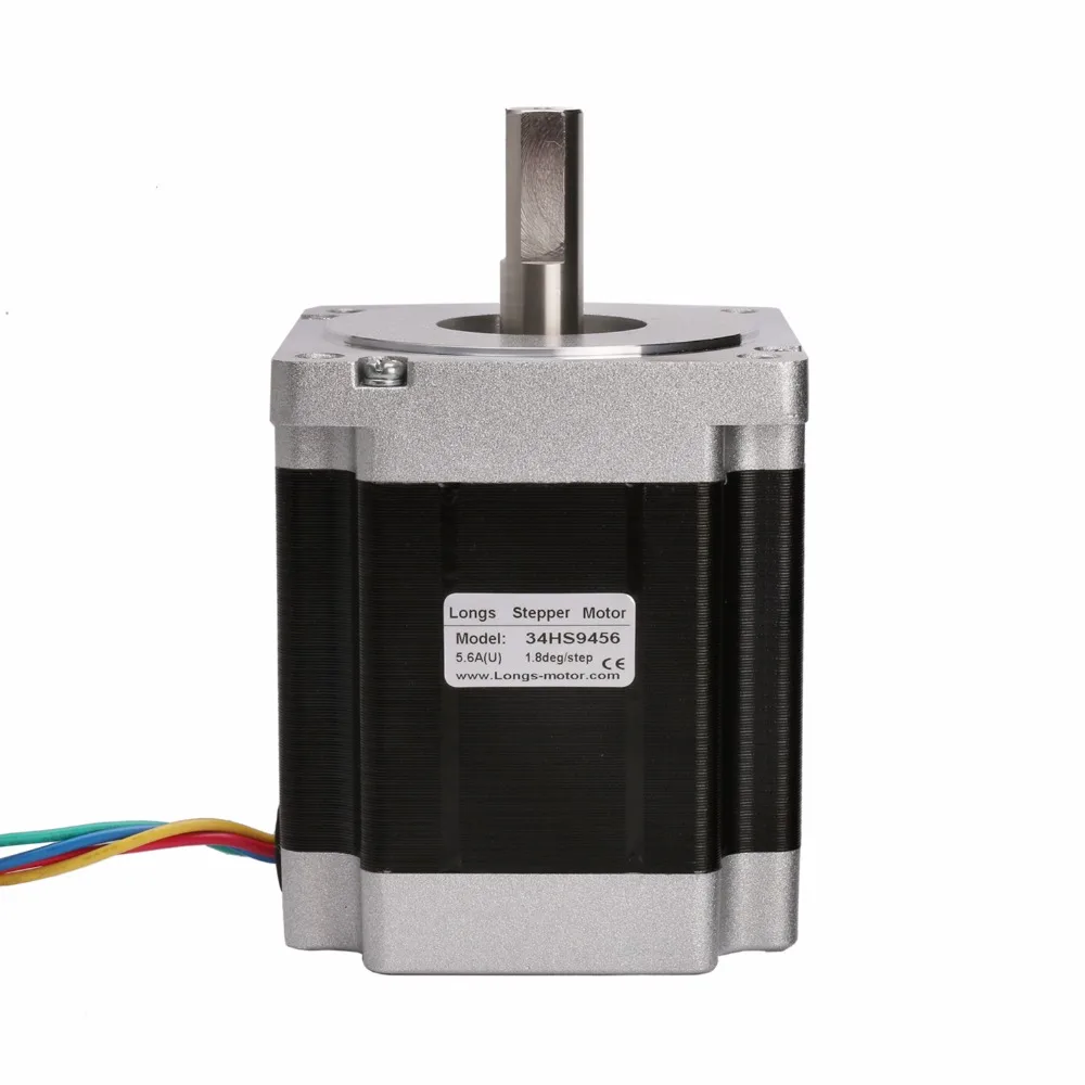 Шаговый двигатель Nema34 965OZ-IN 5.6A 4 провода 34HS9456 DM860A контроллер драйвера 256Micstep