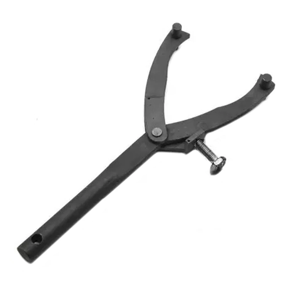 JEAZEA Motorcycle Universal Black Spanner Wrench Fly Wheel Clutch Hub Rotor Sprockets Holder Adjustable Tool Universal Repairing Equipment-1