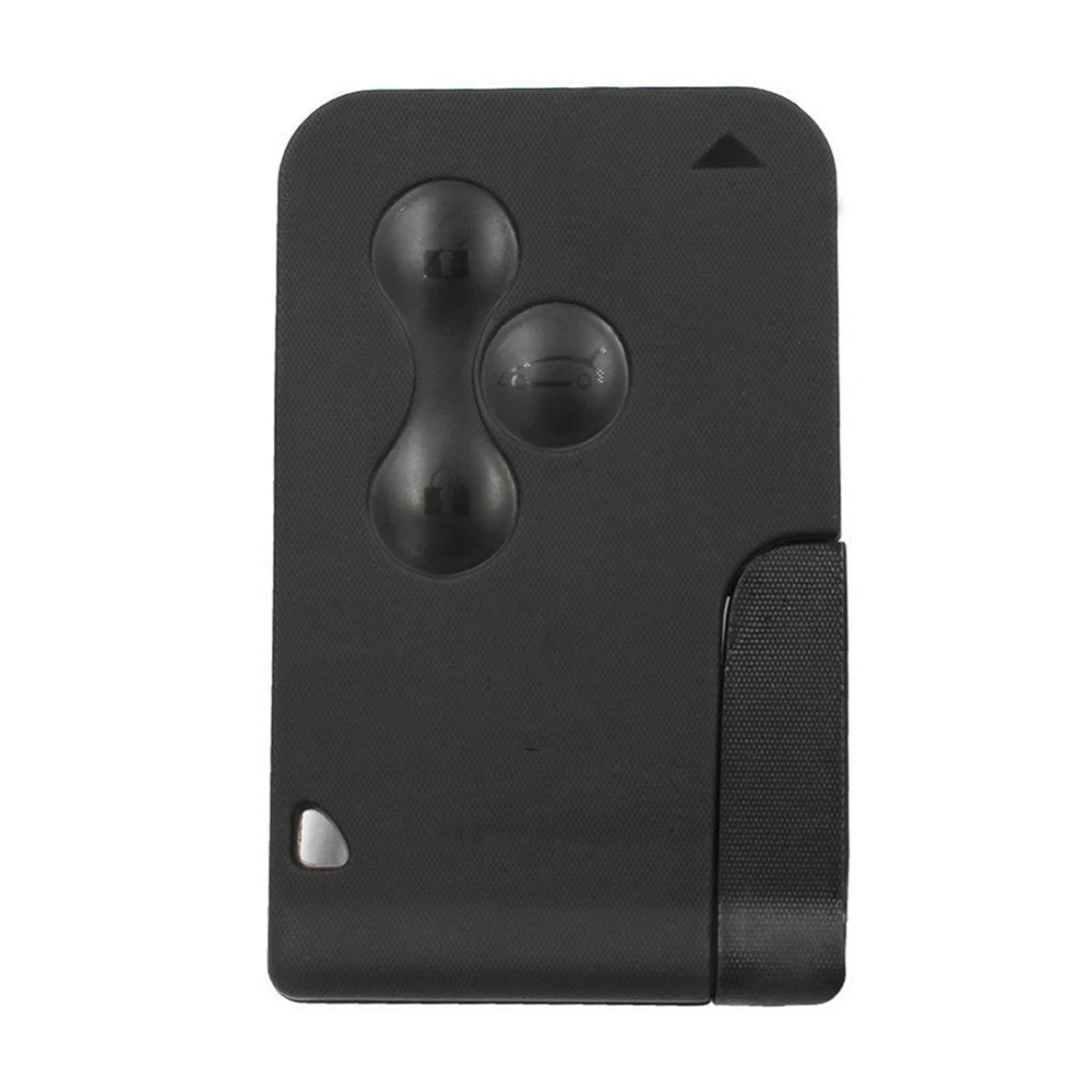 

3 Button New Style Remote Key Card Shell Case Smart Car Key Housing Cover for Renault Megane Scenic Keyless Entry Uncut Blade