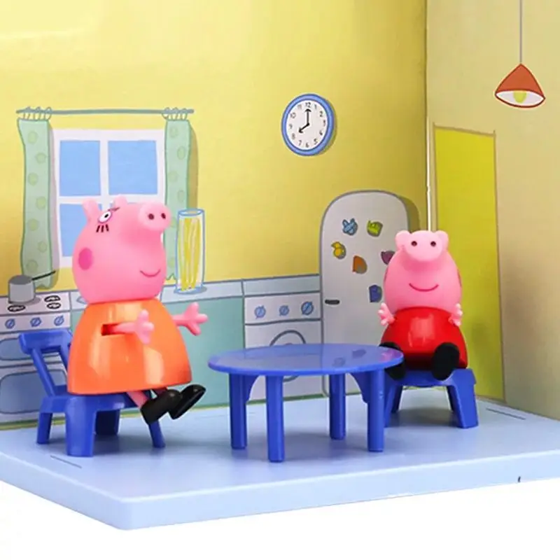 Genuine PEPPA PIG 2018 peppa pig Kitchen pack with Peppa mummy figure KIDS TOY children's