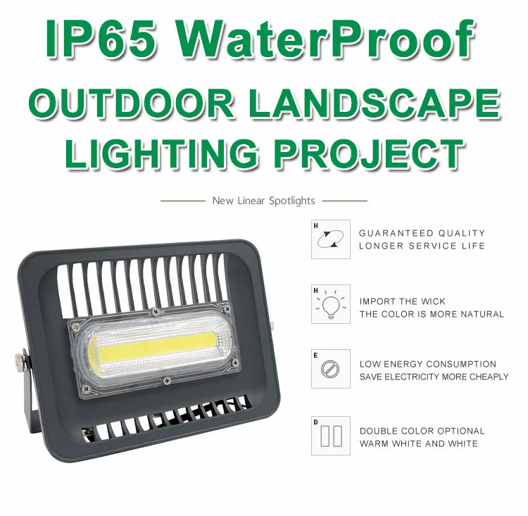 Светодиодный прожектор IP65, водонепроницаемый 30 Вт, 50 Вт, 70 Вт, 100 Вт, 120 Вт, 150 Вт, 220 В, 110 В, умный прожектор, светильник, точечный светильник, наружный настенный светильник для сада